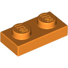 LEGO® los onderdeel Plaat Algemeen in kleur Oranje 3023