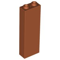 LEGO® los onderdeel Steen in kleur Donker Oranje 2454