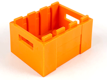 Plaatje in Gallery viewer laden, LEGO® los onderdeel Container in kleur Oranje 30150