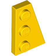 Plaatje in Gallery viewer laden, LEGO® los onderdeel Wig Plaat in kleur Geel 43722