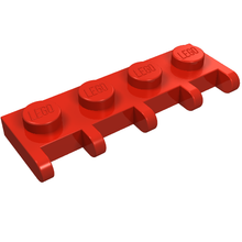Plaatje in Gallery viewer laden, LEGO® los onderdeel Scharnier in kleur Rood 4315