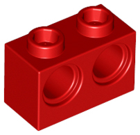 LEGO® los onderdeel Technische Steen in kleur Rood 32000