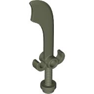 Plaatje in Gallery viewer laden, LEGO® los onderdeel Wapen in kleur Donkergrijs 43887
