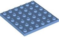 LEGO® los onderdeel Plaat Algemeen Medium Blauw 3958