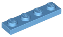 LEGO® los onderdeel Plaat Algemeen Medium Blauw 3710