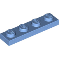 Plaatje in Gallery viewer laden, LEGO® los onderdeel Plaat Algemeen Medium Blauw 3710
