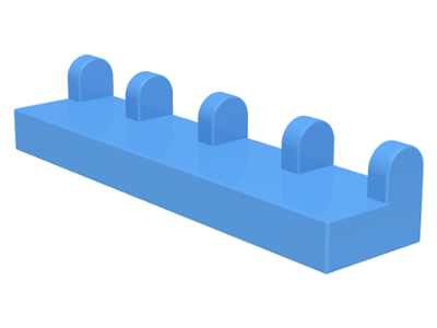 LEGO® los onderdeel Scharnier in kleur Medium Blauw 4625