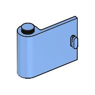 Plaatje in Gallery viewer laden, LEGO® los onderdeel Deur in kleur Medium Blauw 3189