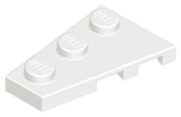 Plaatje in Gallery viewer laden, LEGO® los onderdeel Wig Plaat in kleur Wit 43723