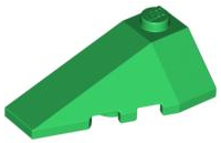 LEGO® los onderdeel Wig in kleur Groen 43710