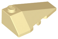 LEGO® los onderdeel Wig in kleur Geelbruin 43711