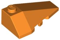 LEGO® los onderdeel Wig in kleur Oranje 43711