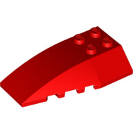 Plaatje in Gallery viewer laden, LEGO® los onderdeel Wig in kleur Rood 43712