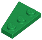LEGO® los onderdeel Wig Plaat in kleur Groen 43722