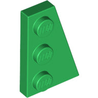 Plaatje in Gallery viewer laden, LEGO® los onderdeel Wig Plaat in kleur Groen 43722