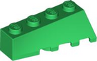 LEGO® los onderdeel Wig in kleur Groen 43721