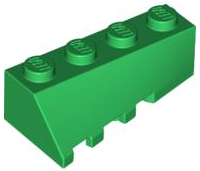 LEGO® los onderdeel Wig in kleur Groen 43720