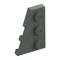 LEGO® los onderdeel Wig Plaat in kleur Donkergrijs 43723
