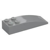 LEGO® onderdeel Dakpan Gebogen Licht Blauwachtig Grijs 44126
