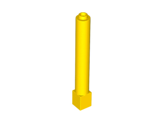 LEGO® los onderdeel Steunpilaar in kleur Geel 43888