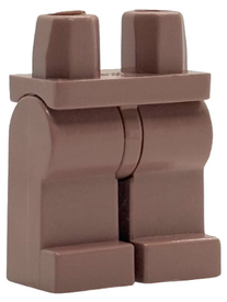 LEGO® los onderdeel Benen in kleur Zand Rood 970c00