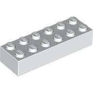 Plaatje in Gallery viewer laden, LEGO® los onderdeel Steen in kleur Wit 2456