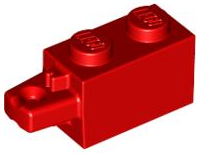 Plaatje in Gallery viewer laden, LEGO® los onderdeel Scharnier in kleur Rood 30541