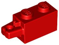 LEGO® los onderdeel Scharnier in kleur Rood 30541