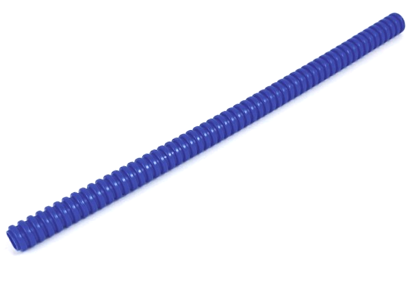 LEGO® los onderdeel Slang Geribbeld in kleur Blauw 78c18