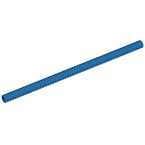 LEGO® los onderdeel Slang Geribbeld in kleur Blauw 78c18