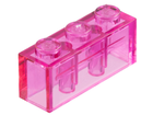 LEGO® los onderdeel Steen Doorzichtig Donkerroze 3622