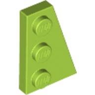 Plaatje in Gallery viewer laden, LEGO® los onderdeel Wig Plaat in kleur Limoen 43722