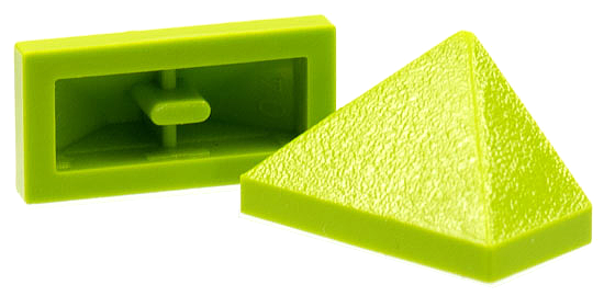 LEGO® los onderdeel Dakpan Algemeen in kleur Limoen 3048c