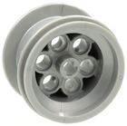 LEGO® los onderdeel Wiel in kleur Parel Lichtgrijs 6595