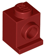 LEGO® los onderdeel Steen Aangepast in kleur Donkerrood 4070