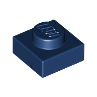 LEGO® los onderdeel Plaat Algemeen in kleur Donkerblauw 3024