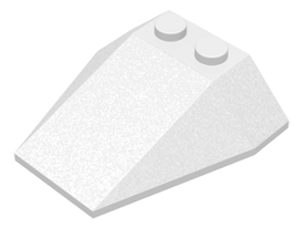 LEGO® los onderdeel Wig in kleur Wit 6069