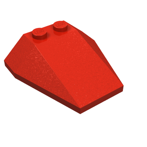LEGO® los onderdeel Wig in kleur Rood 6069
