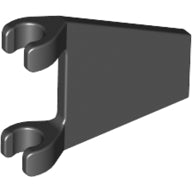 LEGO® los onderdeel Vlag in kleur Zwart 44676