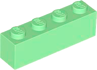 Plaatje in Gallery viewer laden, LEGO® los onderdeel Steen in kleur Medium Groen 3010