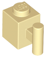 Plaatje in Gallery viewer laden, LEGO® los onderdeel Steen Aangepast in kleur Geelbruin 2921