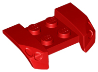 Plaatje in Gallery viewer laden, LEGO® los onderdeel Spatbord in kleur Rood 44674