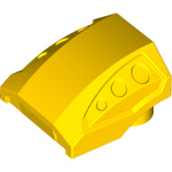 Plaatje in Gallery viewer laden, LEGO® los onderdeel Dakpan Gebogen in kleur Geel 44675