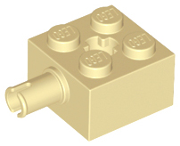 LEGO® los onderdeel Steen Aangepast in kleur Geelbruin 6232