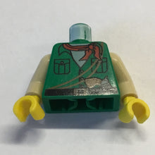 Plaatje in Gallery viewer laden, LEGO® los onderdeel Lijf met Motief Groen 973pb0281c01