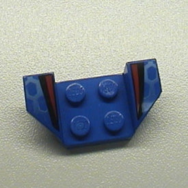 LEGO® los onderdeel Spatbord met Motief Blauw 41854pb08