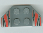 LEGO® Spatbord met Motief Donker Blauwachtig Grijs 41854pb13