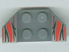 LEGO® Spatbord met Motief Donker Blauwachtig Grijs 41854pb13