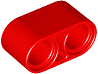 LEGO® los onderdeel Technische Hefbalk in kleur Rood 43857