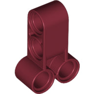 Plaatje in Gallery viewer laden, LEGO® los onderdeel Technische Verbinding Donkerrood 32557